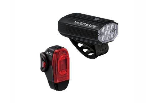 Zestaw lampek rowerowych LEZYNE LITE DRIVE 1200+ / KTV DRIVE PRO+